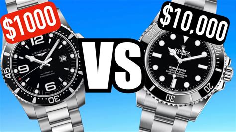 rolex submariner vs longines hydroconquest